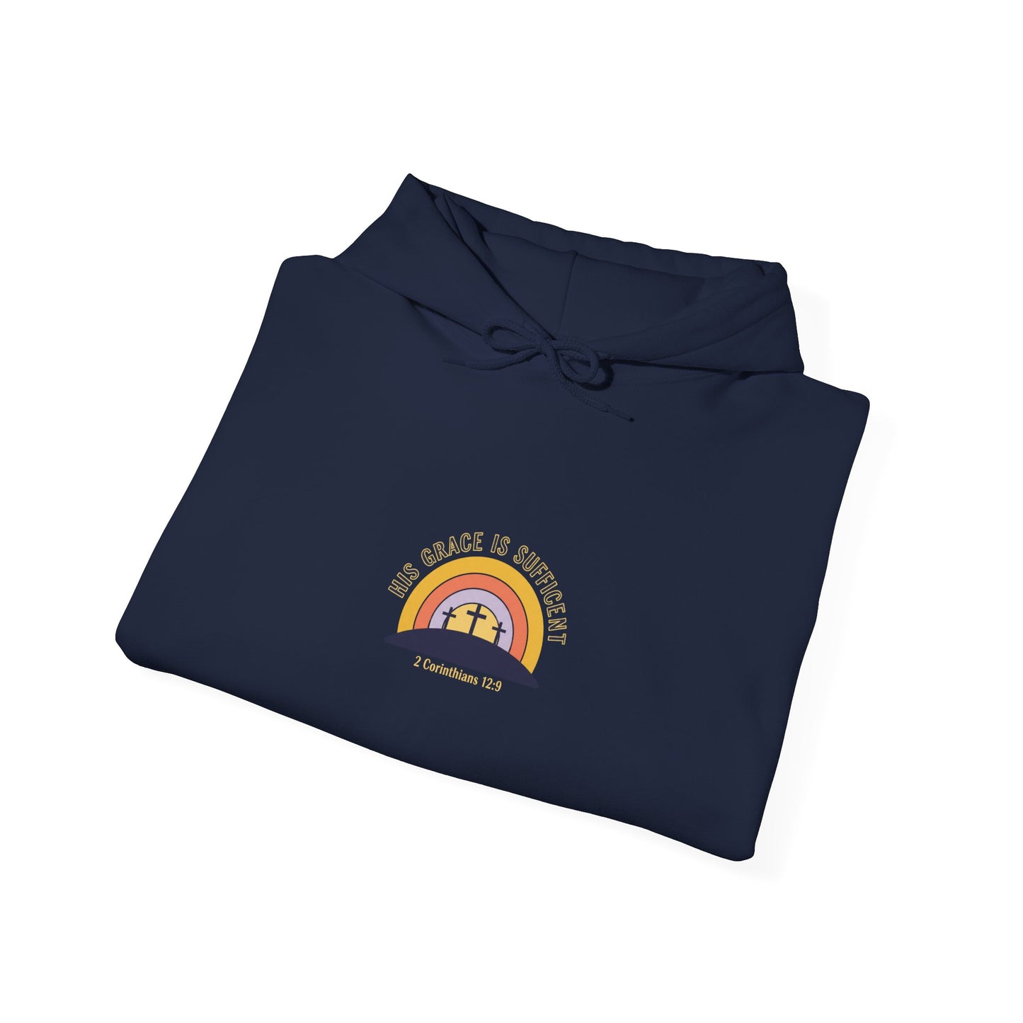 He Is Risen Rainbow Cross Hoodie | Christian Easter shirt, faith-based humor