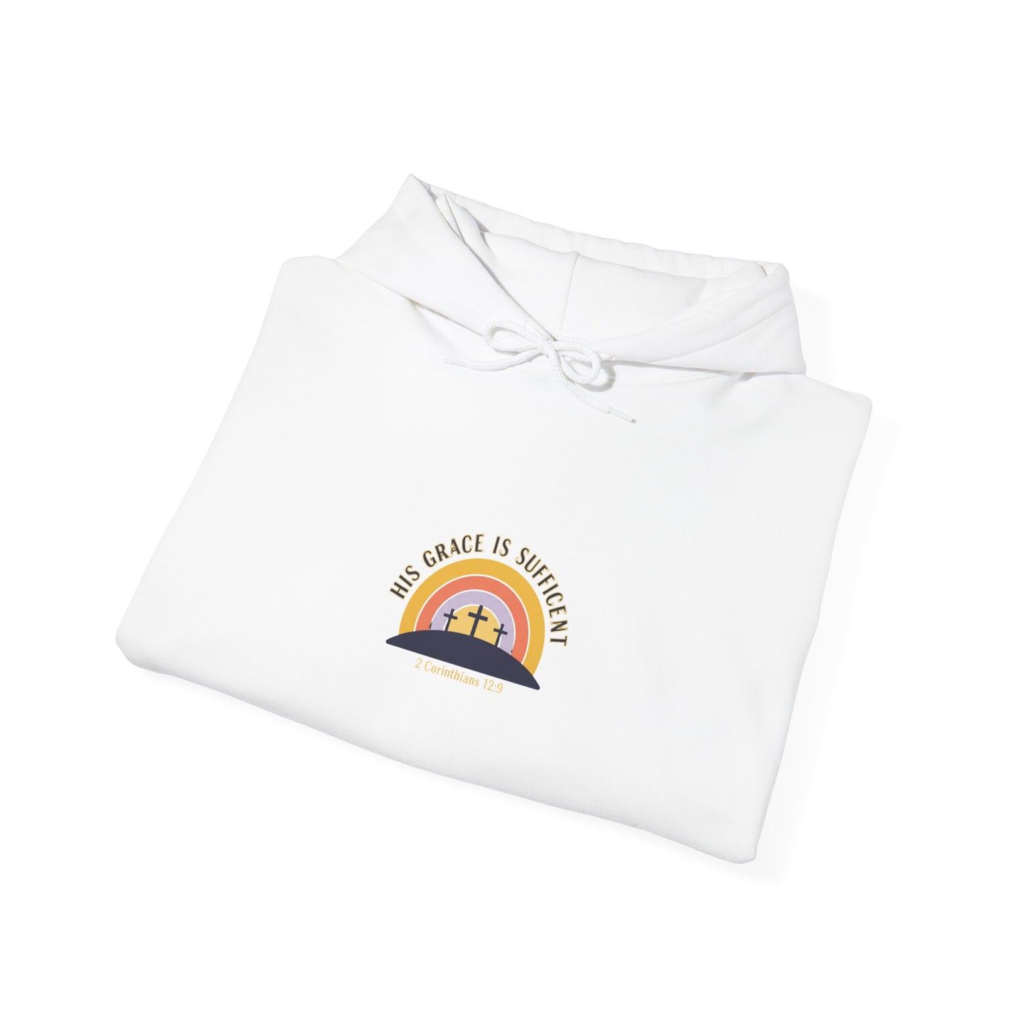 He Is Risen Rainbow Cross Hoodie | Christian Easter shirt, faith-based humor