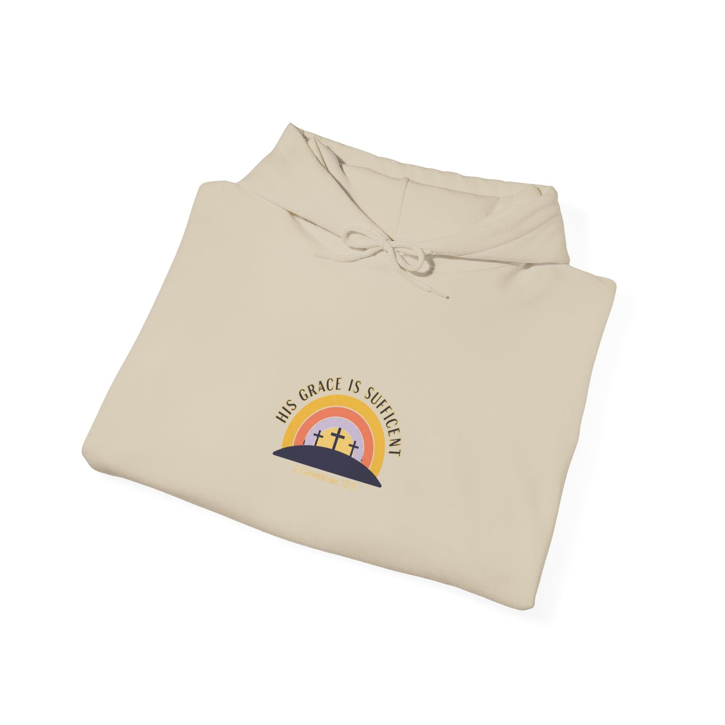 He Is Risen Rainbow Cross Hoodie | Christian Easter shirt, faith-based humor