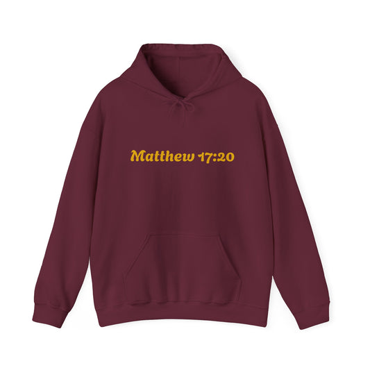 Matthew 17:20  — Mustaaaaard! Inspirational Christian Pullover Hoodie