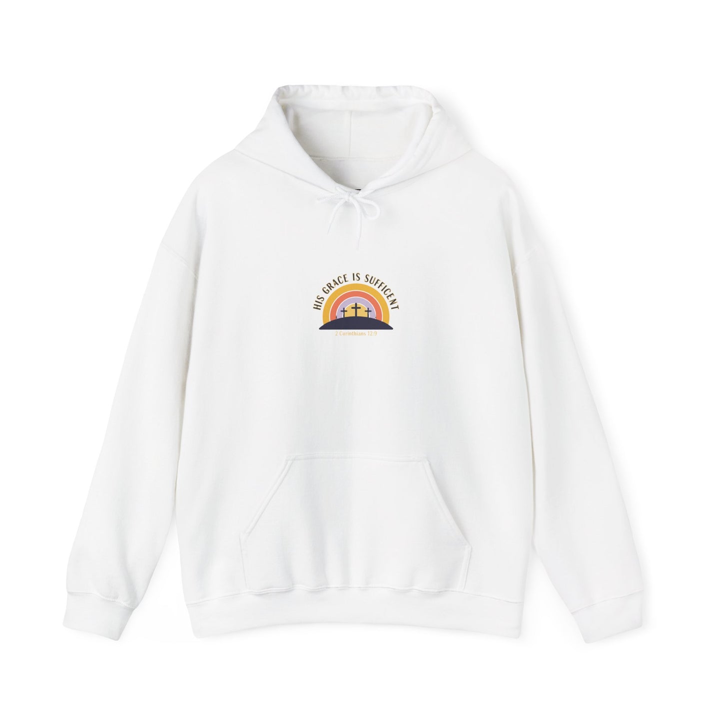 He Is Risen Rainbow Cross Hoodie | Christian Easter shirt, faith-based humor