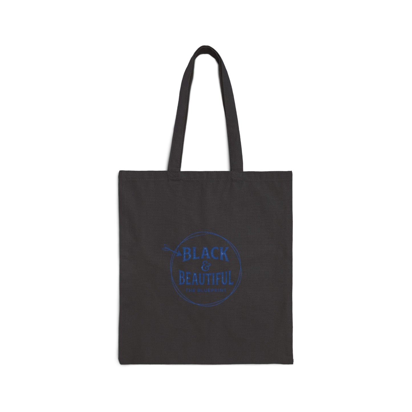 Black & Beautiful Tote Bag — Cotton Canvas Reusable Shopper