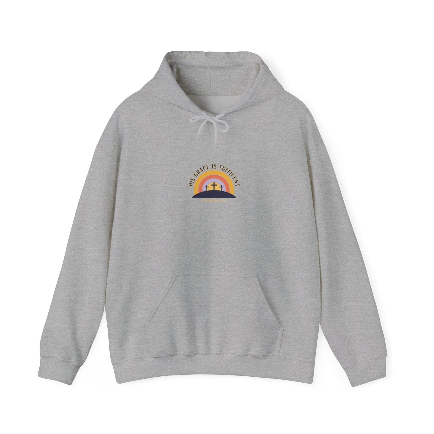 He Is Risen Rainbow Cross Hoodie | Christian Easter shirt, faith-based humor
