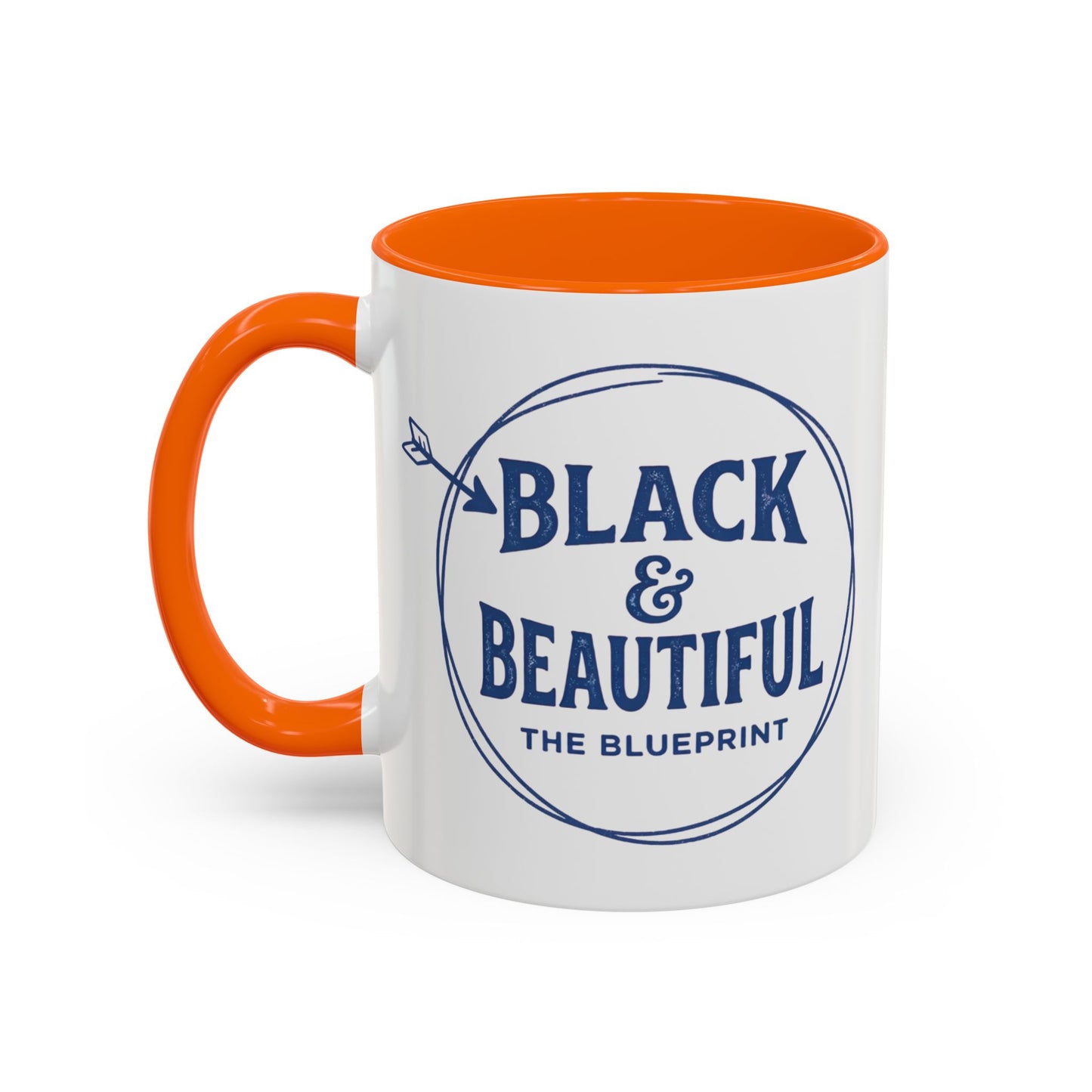 Black & Beautiful: The Blueprint Accent Coffee Mug — Inspirational 11/15oz Ceramic