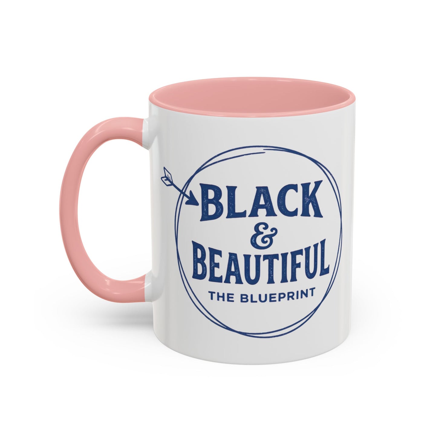 Black & Beautiful: The Blueprint Accent Coffee Mug — Inspirational 11/15oz Ceramic