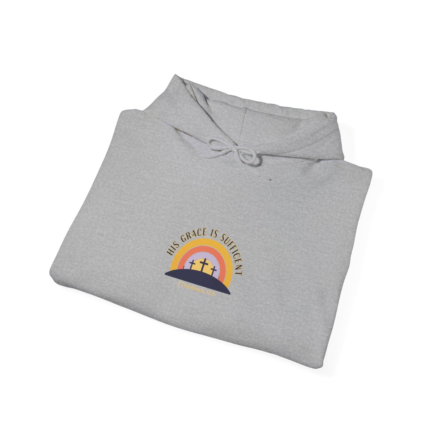 He Is Risen Rainbow Cross Hoodie | Christian Easter shirt, faith-based humor