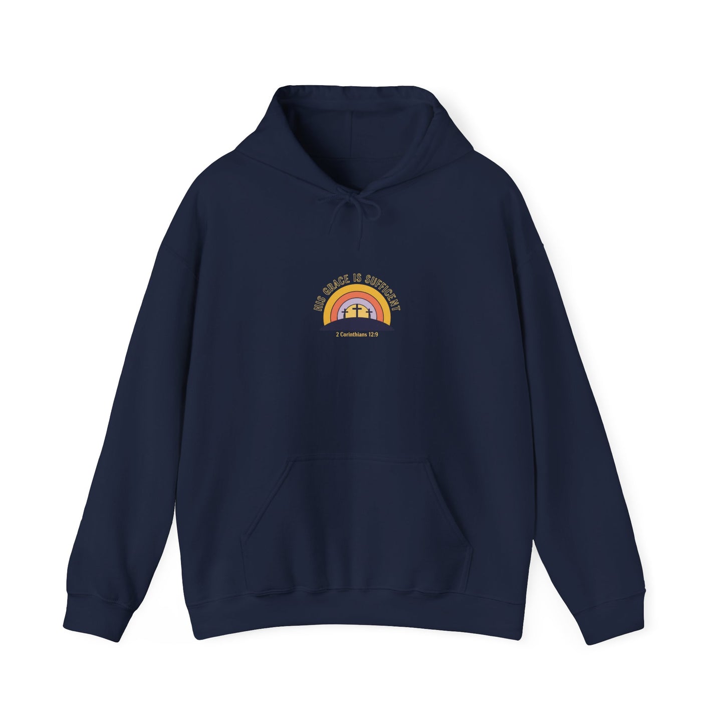 He Is Risen Rainbow Cross Hoodie | Christian Easter shirt, faith-based humor